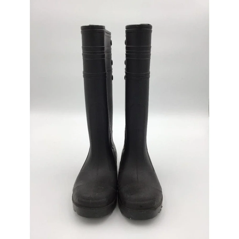 LaCrosse Black Rubber Boots Youth Size USA Tall Waterproof Workwear Barn Boots